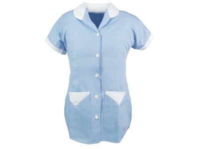 Dámská halena PEPINA světle modrá/bílá