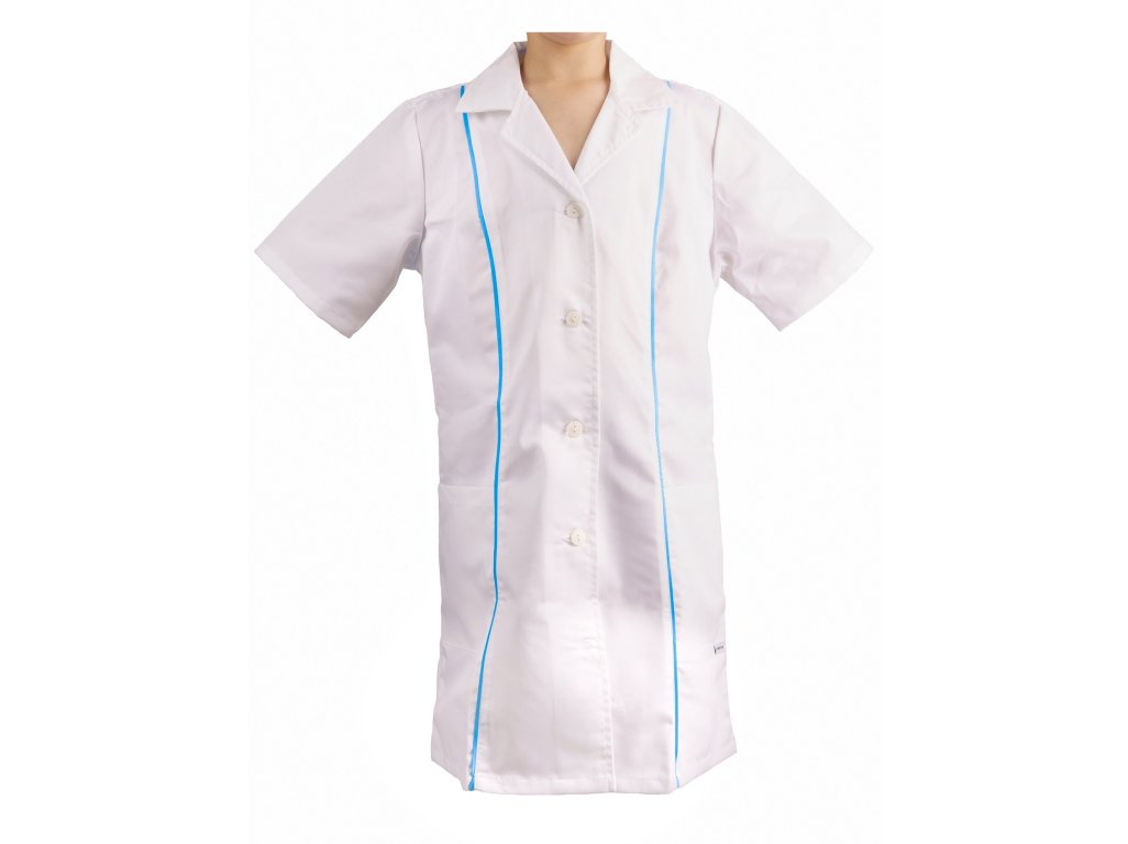 Dámská halena LINA bílá/světle modrá