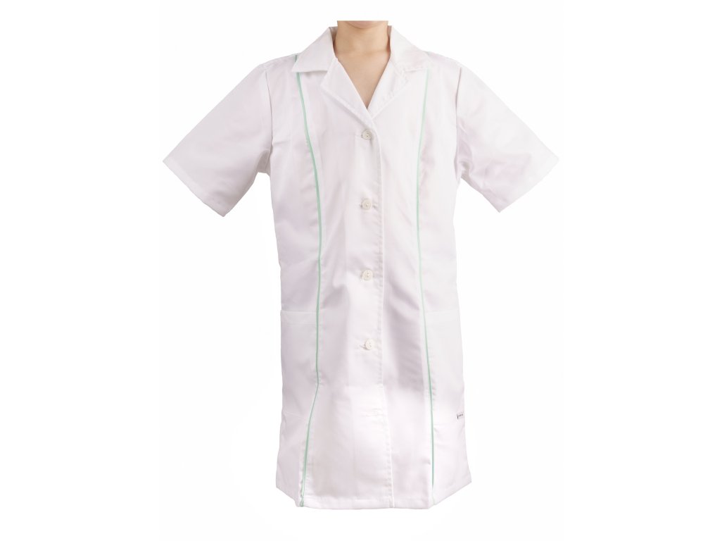 Dámská halena LINA bílá/světle  zelená