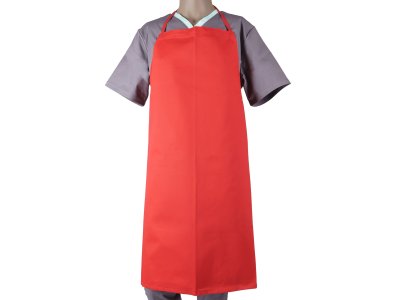 Zástěra laclová červená