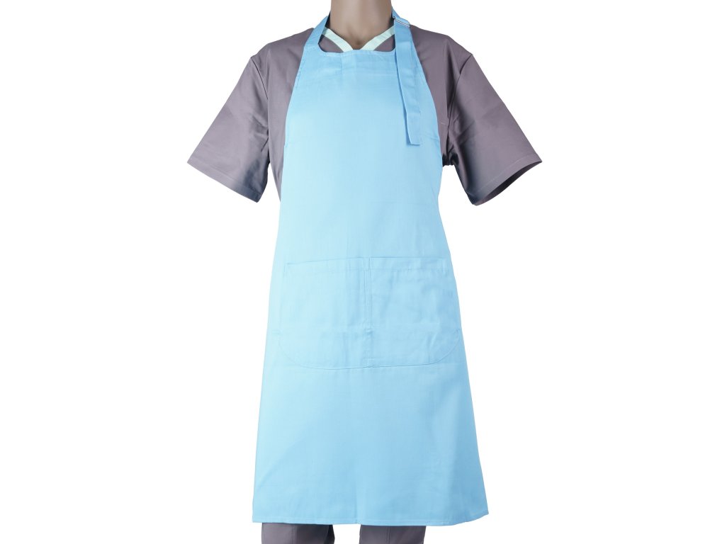 Zástěra laclová modrá